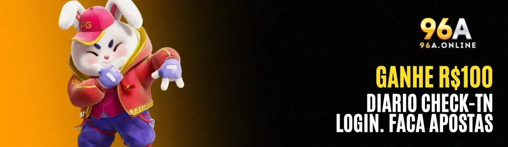 Banner de promoções do 96A cassino com destaque para bônus e recompensas.