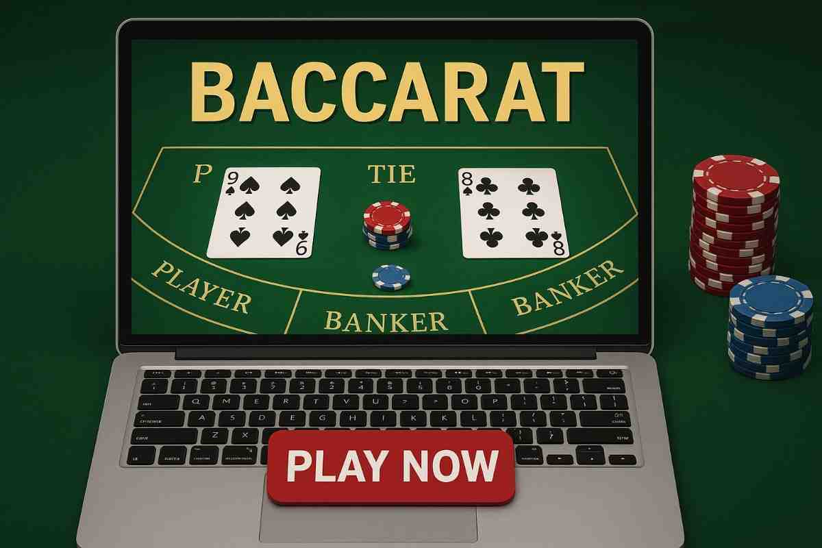 Mesa de bacará ao vivo no 96A cassino.